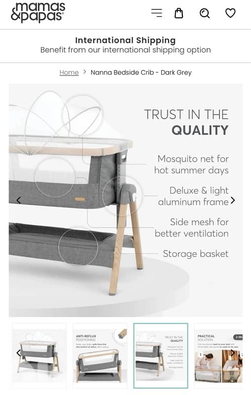 next to me crib like new 3