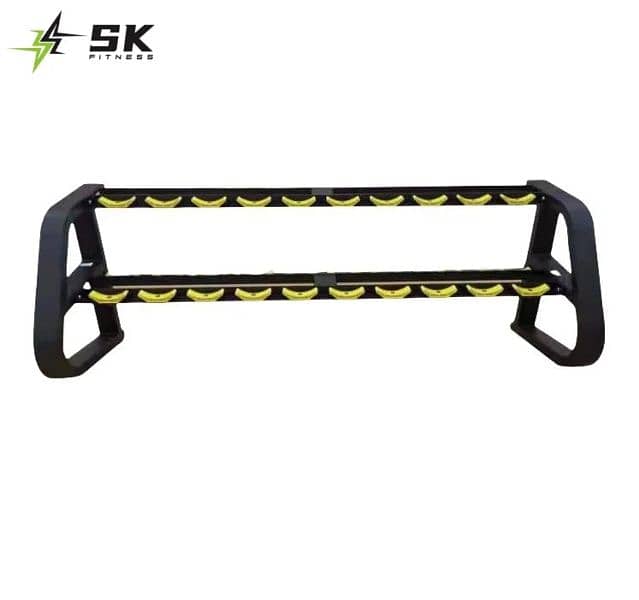 dumbells rack 10. pairs 1
