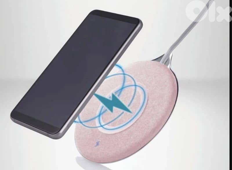 SILVERCREST QI wireless charging adapter with textile cover/ 4$DELIVER 11