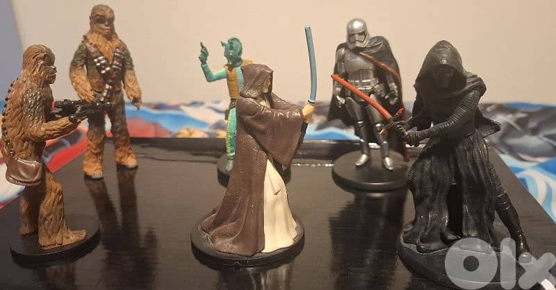 STAR WARS 6 CHARACTERS FROM DISNEY STORES AND HASBRO 1