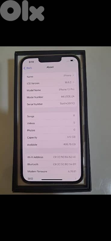 iPhone 13 pro 512GB like new 3