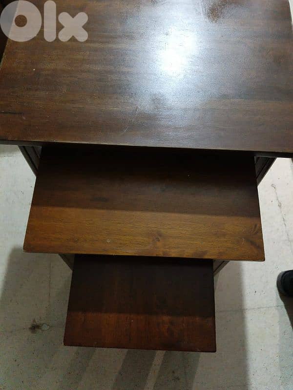 طقم طاولات خشب زين 0