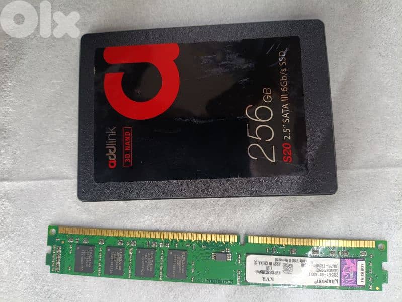 nvme and ssd ana ram ddr,3 4 gb 0