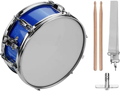 Power Beat 14 Inch Snare Drum Head with Drumsticks and Shoulder Strap