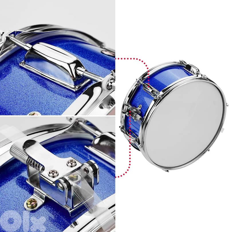 Power Beat 14 Inch Snare Drum Head with Drumsticks and Shoulder Strap 3
