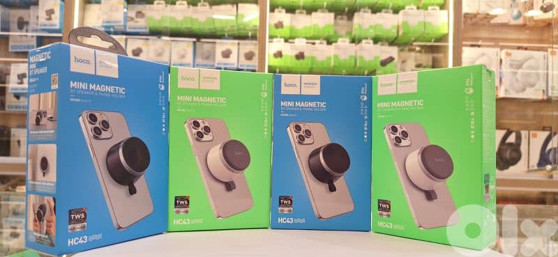HOCO MINI MAGNETIC BT SPEAKER & PHONE HOLDER HC43 0