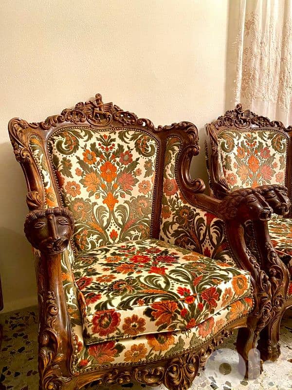 صالون ملكي حفر سباع 4