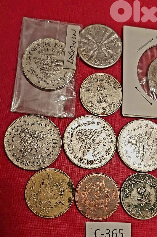 Scrap 12 coins/ token Lot# C-365 خردة 2