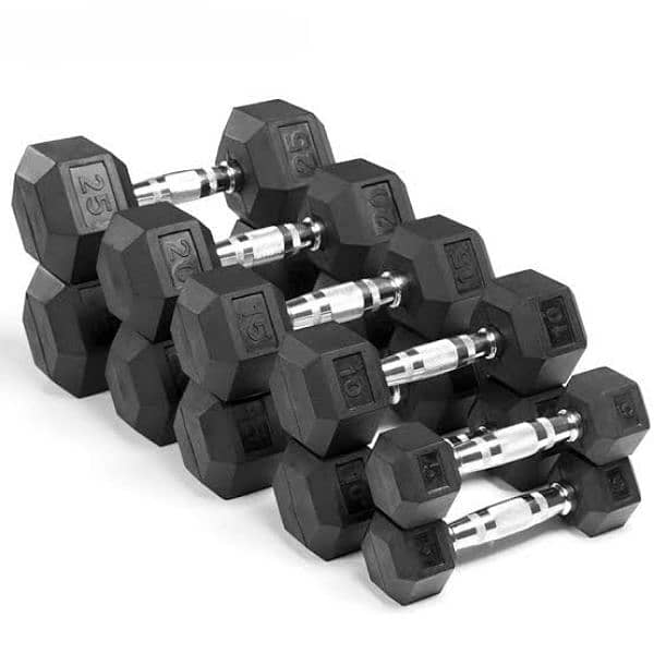 New Hexagon Dumbbells 0