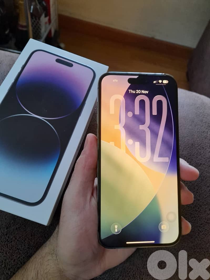 iphone 14 pro max 256 like new 0