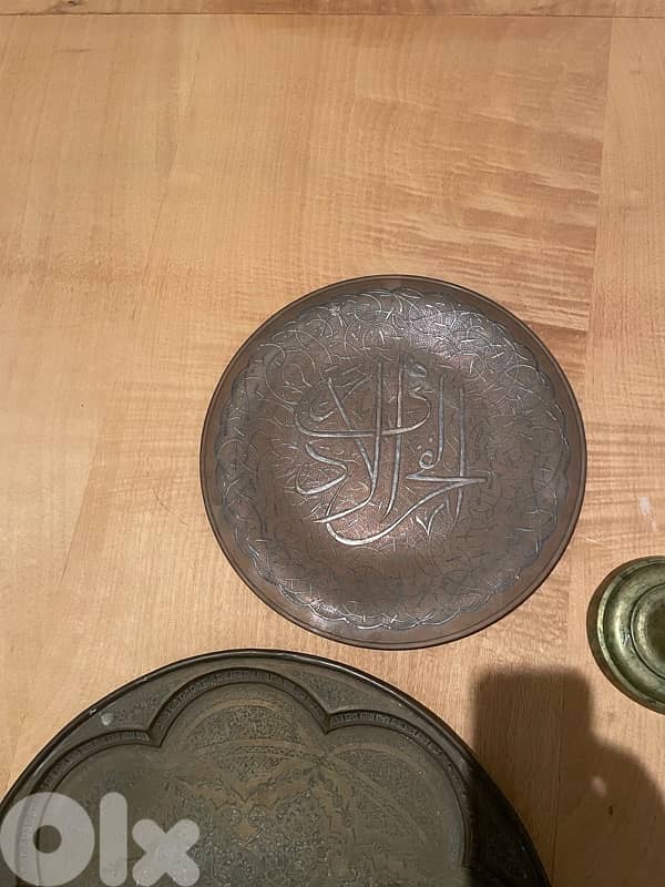 antique copper trays 0