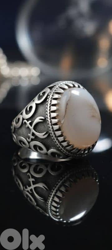 Silver Tree Yamani Ring 925 | خاتم فضة يماني شجري 0