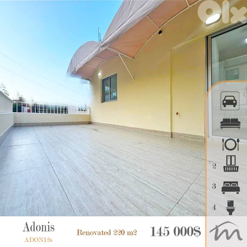 Adonis | 3 Master Bedrooms Apartment w/ Terraces | Prime Location 0