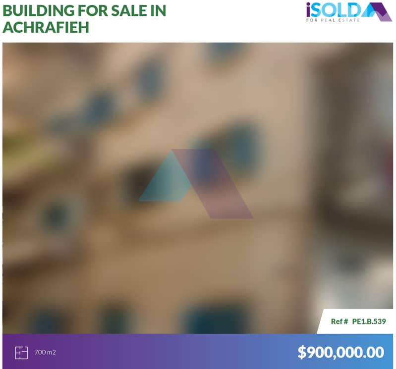 700m2 Great investment opportunity 4sale in Achrafieh-مبنى في الأشرفية 0