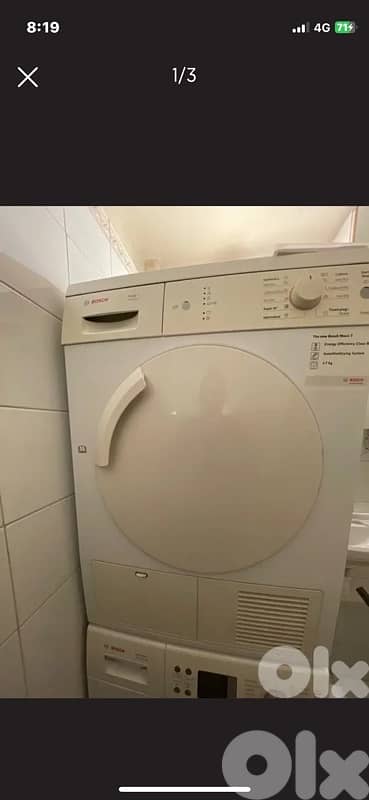 combo Bosch Washing machine+ dryer 0