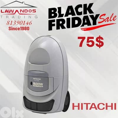 Vacuum Cleaner Bagless HITACHI ORIGINAL 1600w مكنسة هيتاشي الاصلية