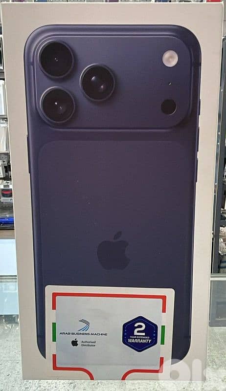 IPHONE 17 PROMAX 256GB SIM+ESIM 2YEARS WARRANTY 0