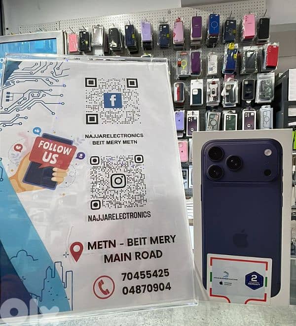 IPHONE 17 PROMAX 256GB SIM+ESIM 2YEARS WARRANTY 1