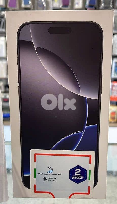 IPHONE 16 PRO MAX 256GB 2 YEARS WARRANTY 0