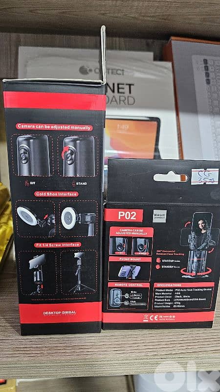 Gimbel ,  Selfiestick Tripod , Camera Equalizer , Auto face tracking 0