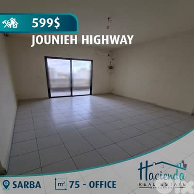 Highway Office For Rent In Sarba Jounieh