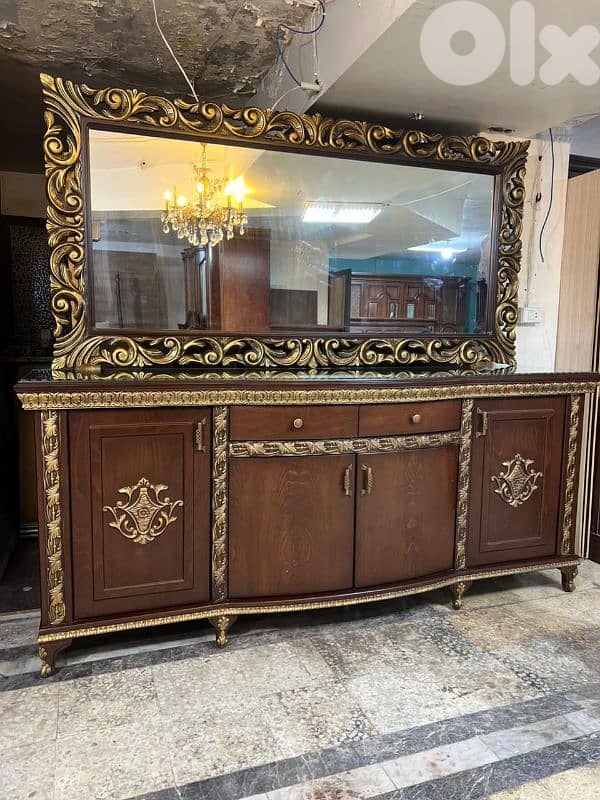 اوضة سفرة ملكية خشب زان ولاتي كلا ملبسة قشر 4