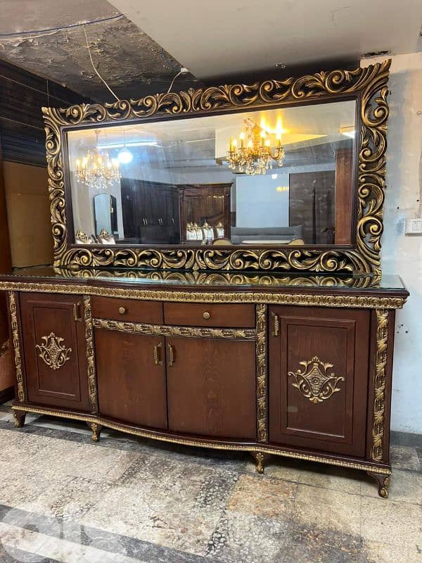 اوضة سفرة ملكية خشب زان ولاتي كلا ملبسة قشر 8