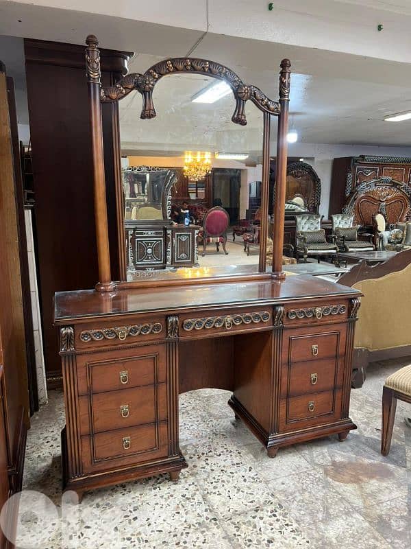 اوضة نوم خشب زان ولاتي كلا ملبسة قشر 8