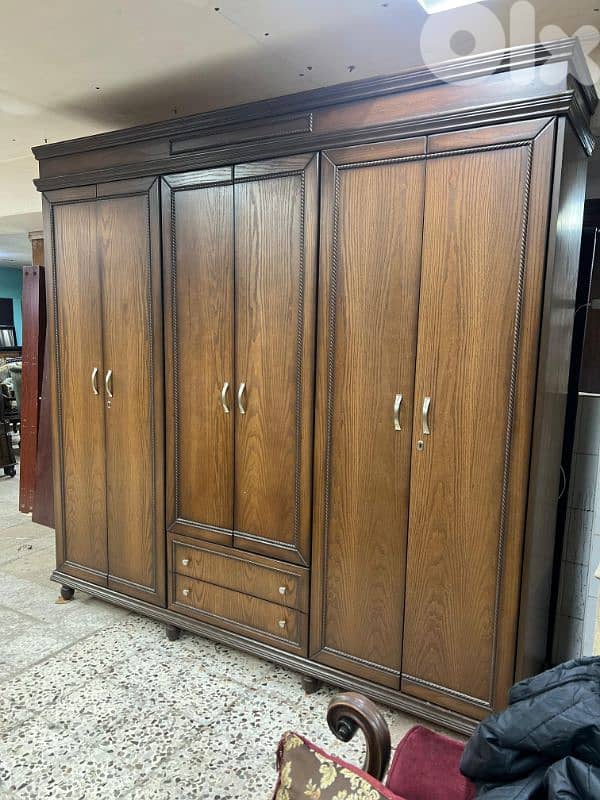 اوضة نوم خشب زان ولاتي ملبسة قشرة سنديان 4