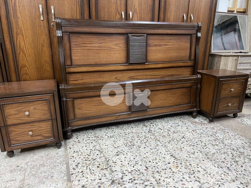 اوضة نوم خشب زان ولاتي ملبسة قشرة سنديان 5