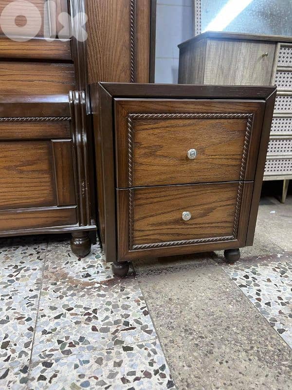 اوضة نوم خشب زان ولاتي ملبسة قشرة سنديان 8