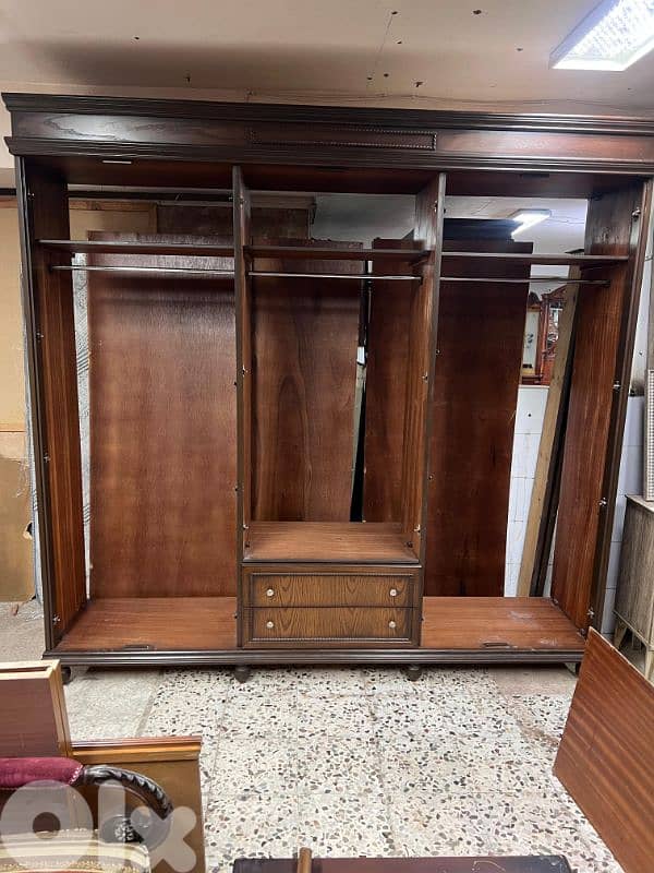 اوضة نوم خشب زان ولاتي ملبسة قشرة سنديان 9