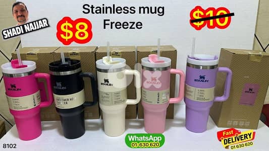 stainless mug freeze