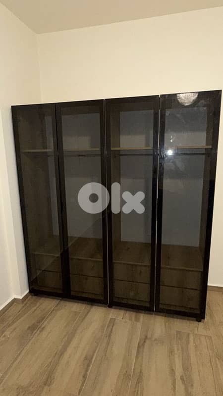 خزانة 4 درف قزاز جديدة من المعمل بافضل الاسعار 0