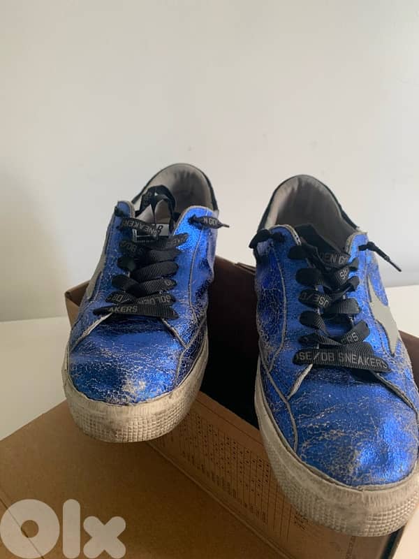 Golden Goose Marble Blue - limited edition - good fore size 40 foot 2
