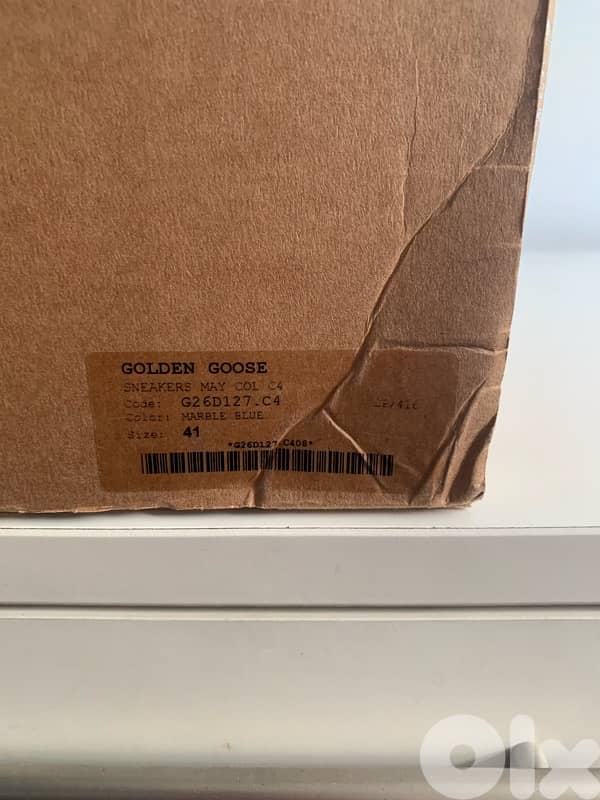 Golden Goose Marble Blue - limited edition - good fore size 40 foot 3