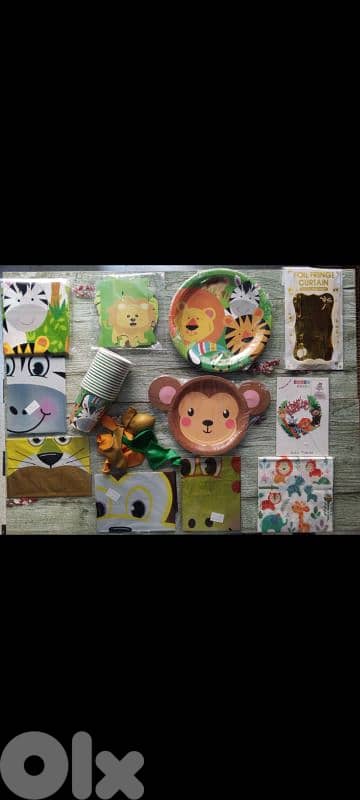 jungle safari birthday decoration