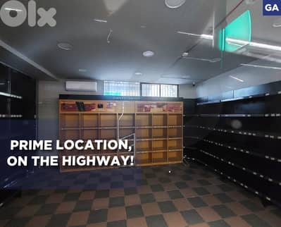 100 SQM Shop for Rent – Mansourieh / First Beit Merry REF#GA129235