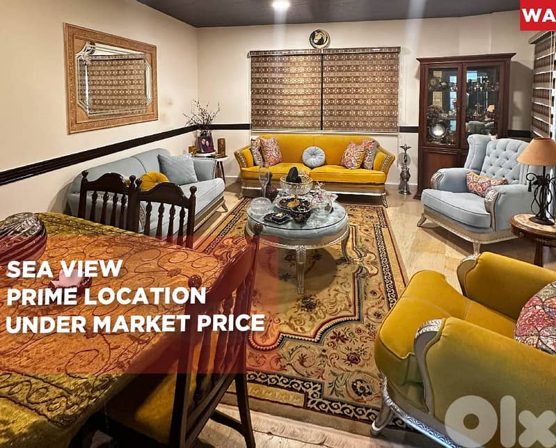 Unobstructed sea view, Spacious, aley, khaldeh/خلدة  REF#WA129136 0