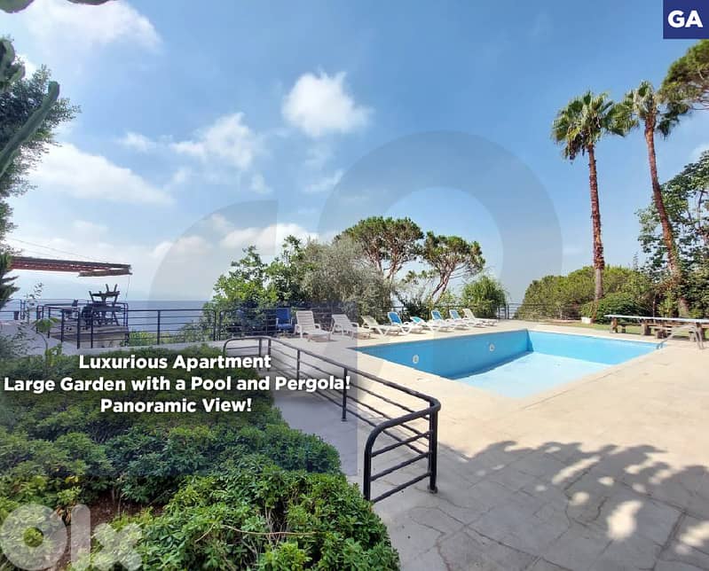 Luxury, prime location, pool, garden, Ain Saade/عين سعادة REF#GA129238 0