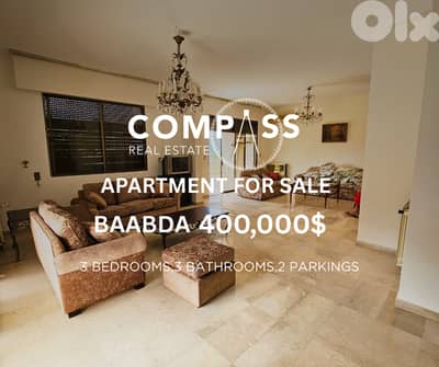 Apartment for sale in Baabda - Rihaniyeh, measuring 250 sq m.