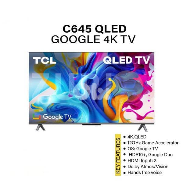TCL 65C645 QLED 4K 120HZ 2
