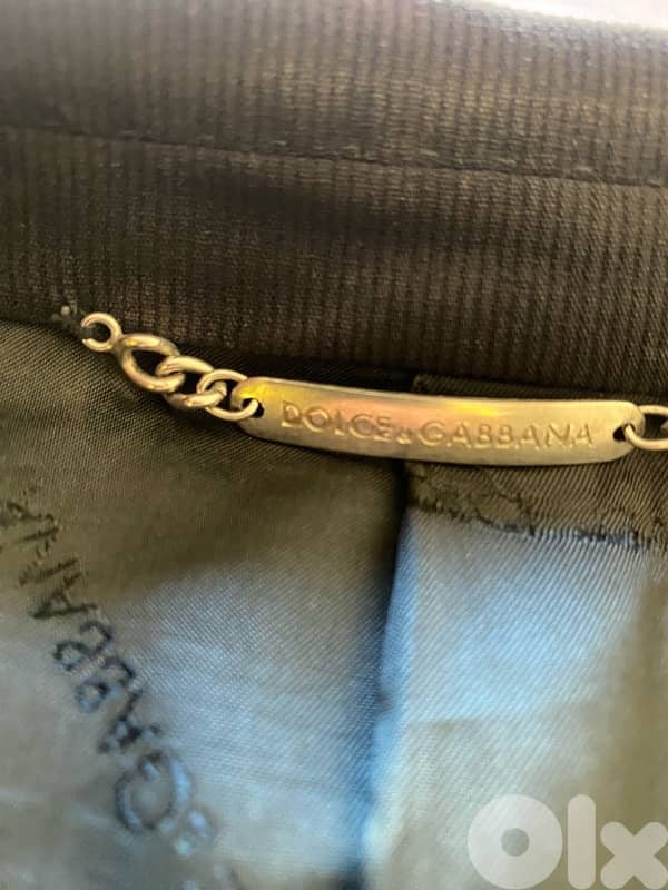 dolce gabbau suit black 2 piece fashionable item 4