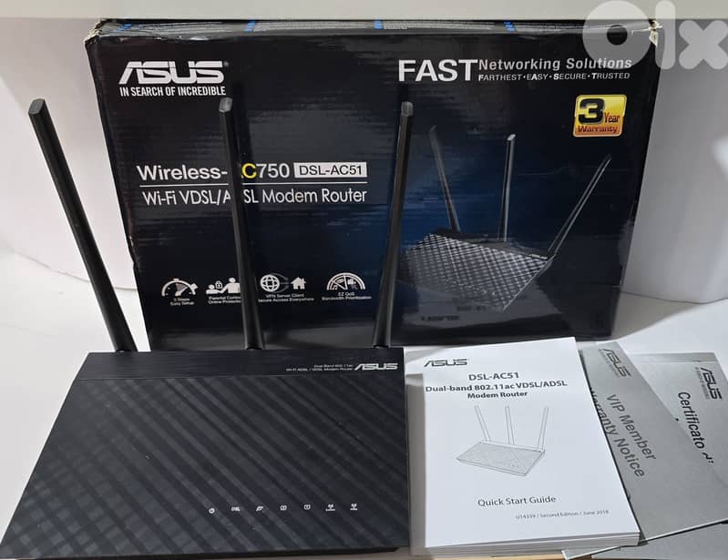 Asus DSL-AC51 Dual-Band ADSL/VDSL Wi-Fi Modem 3