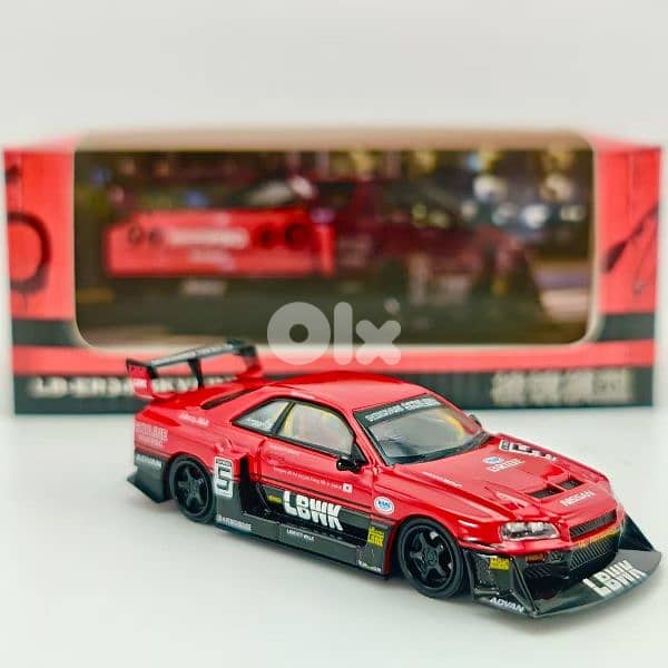 Nissan Skyline GTR R34 Liberty Walk Diecast 1