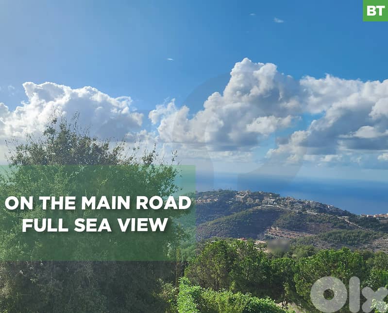 On The Main road, full sea view, keserwan, kfour/كفور REF#BT129268 0