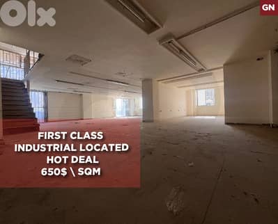575 SQM Industrial Space for Sale – Nahr El Mot REF#GN129260