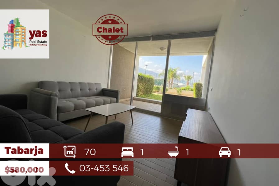 Tabarja / Aqua 70m2 | Terrace | Sea View | Luxury Resort | SD | 0