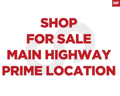 Super prime location shop in Ballouneh main highway  REF#NF01684