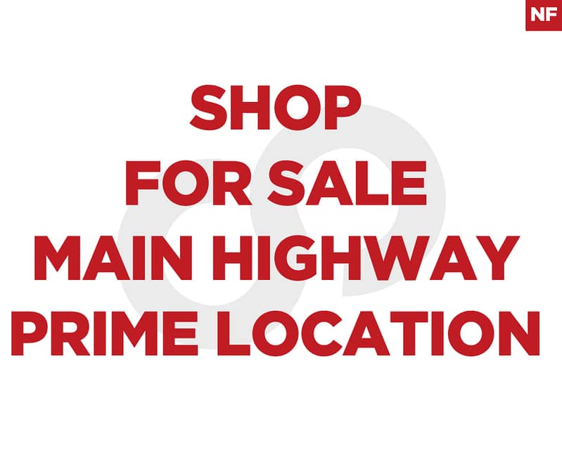Super prime location shop in Ballouneh main highway  REF#NF01684 0